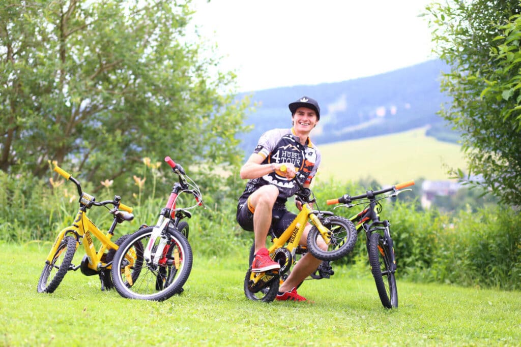 Richard Freitag Kids aufs Bike